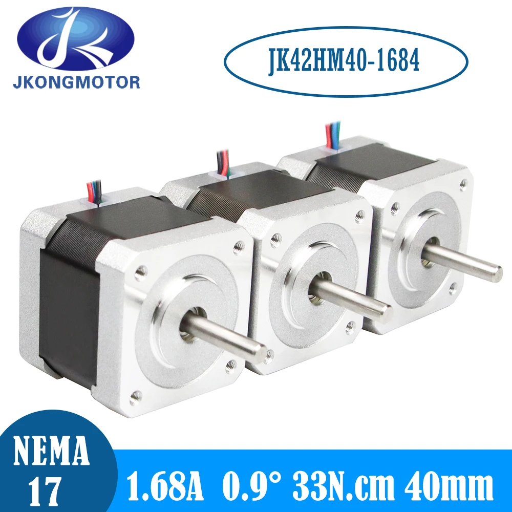 Двигатель шаговый Nema 17 42 0 9 градусов Ом 2 А 3 /кг. см 34 мм 40 4-проводной для 3D-принтера