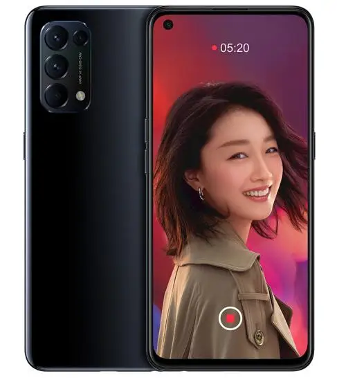 Original OPPO Reno 5 5G Cell Phone 6.43inch OLED Snapdragon 765G 64.0MP Camera Android 11 OS 65W SuperVOOC 4300Mah 8gb ddr4 8GB RAM