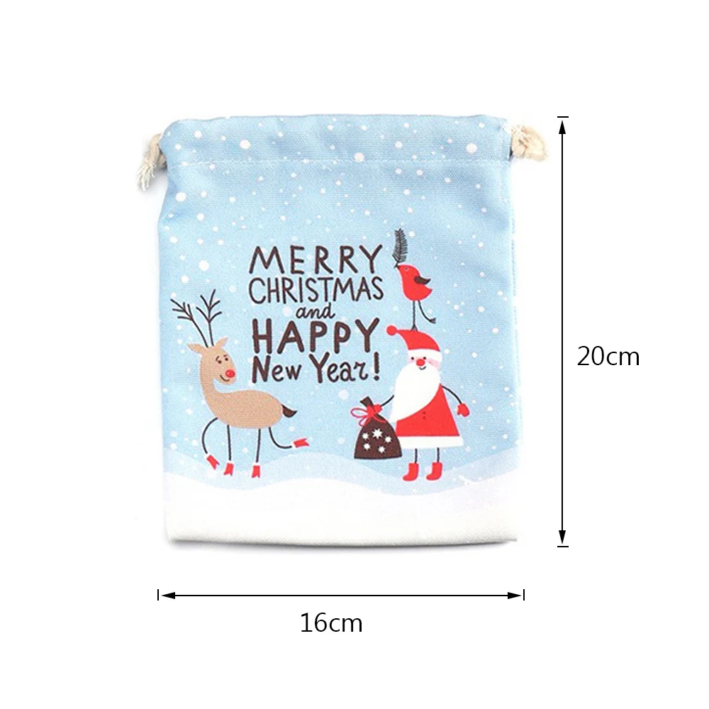 Q 50PCs Christmas Self Adhesive Seal Plastic Bags Candy Cookies Pouches Gift Storage Bags Organizer Christmas Decor 15x10cm - Цвет: Q