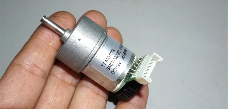 GM27 миниатюрный редукционный двигатель DC12V 260 об/мин 310 редкоземельный высокомагнетизм двигатель с датчиком