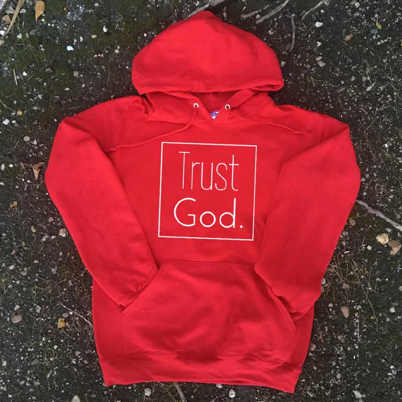 Худи с надписью «Trust God»; пуловер с надписью «Christian Faith Hope Love»; женская одежда; Повседневная Верхняя одежда с надписью «Believe Jesus»; осенняя одежда для девочек; Прямая поставка