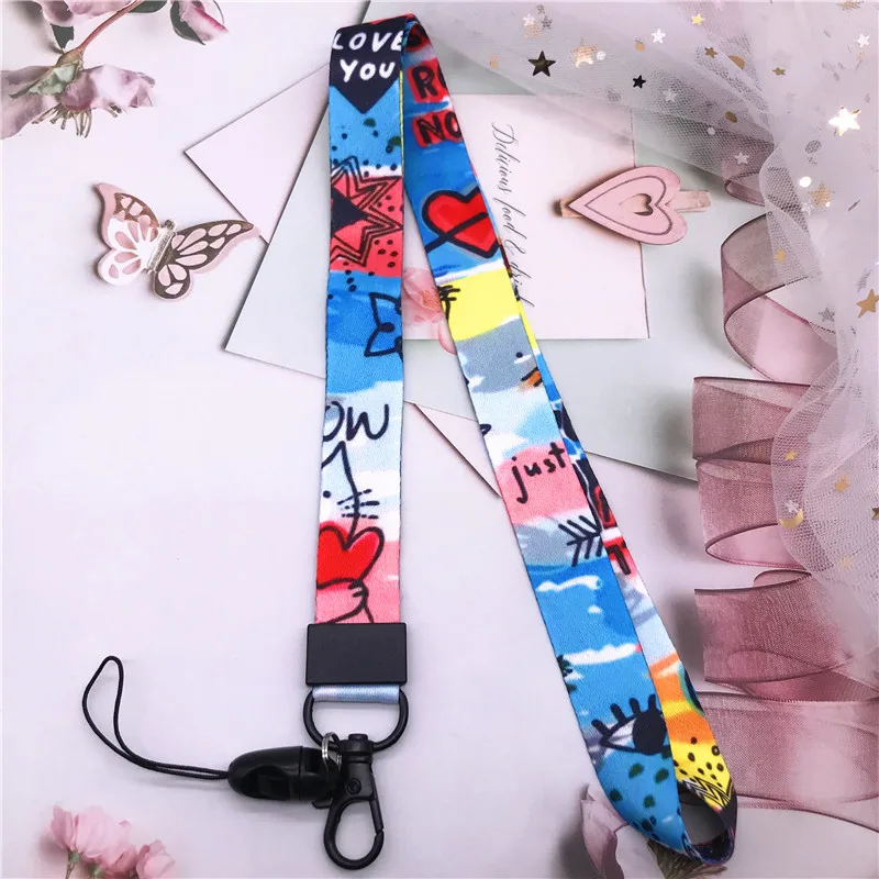 Мобильный телефон милые девушки красочные граффити DIY металлический зажим