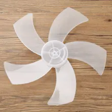 

Household Ventilation Impeller Durable Plastic Fan Blade Low Noise Lightweight General 5-Leave Blades for Standing Table Fanners