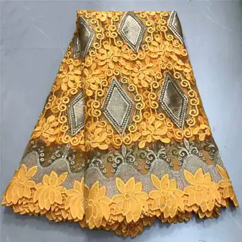 

African Tulle Lace Fabric High Quality Handmade french tulle lace fabrics Luxury Rhinestones Lace for Wedding Dress XDR003