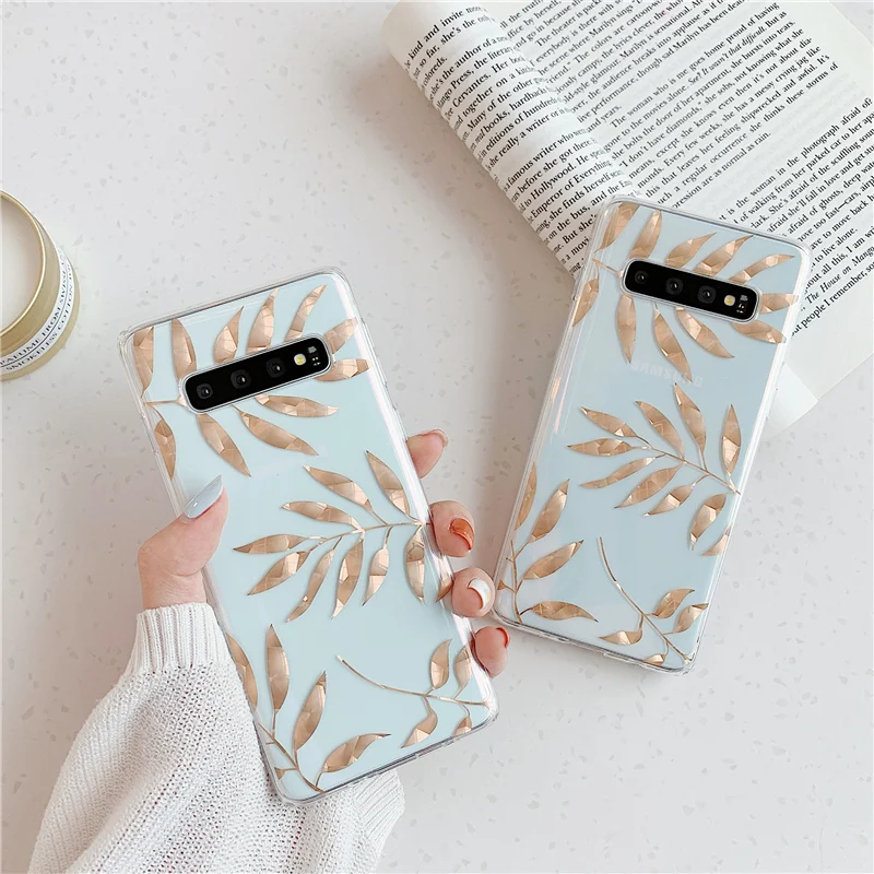 Прозрачный Роскошный чехол с перфорацией для телефона Samsung Note 10 plus 9 S10 S9 S8 S10e Lite
