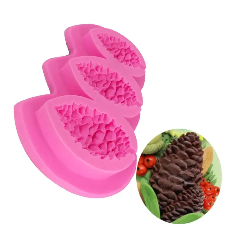

DIY Christmas Pine Nuts Coral Shaped Mold Sugarcraft Tools Cake Cookies Fondant Decorating Tool Cake Mold Baking Molds Kitchen