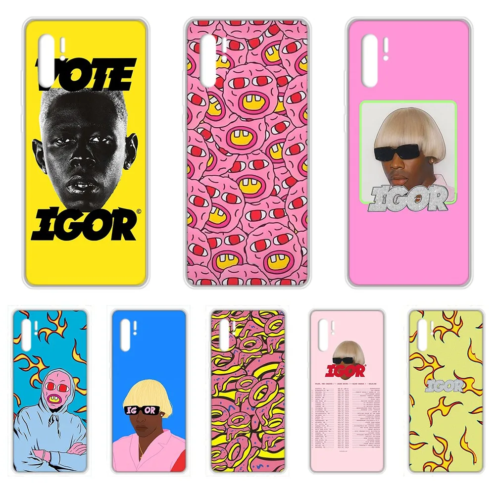 Прозрачный чехол для телефона Tyler the creator Golf IGOR bees HUAWEI nove 5t p 8 9 10 p20 P30 p40 P pro Smart 2017 2019 Z
