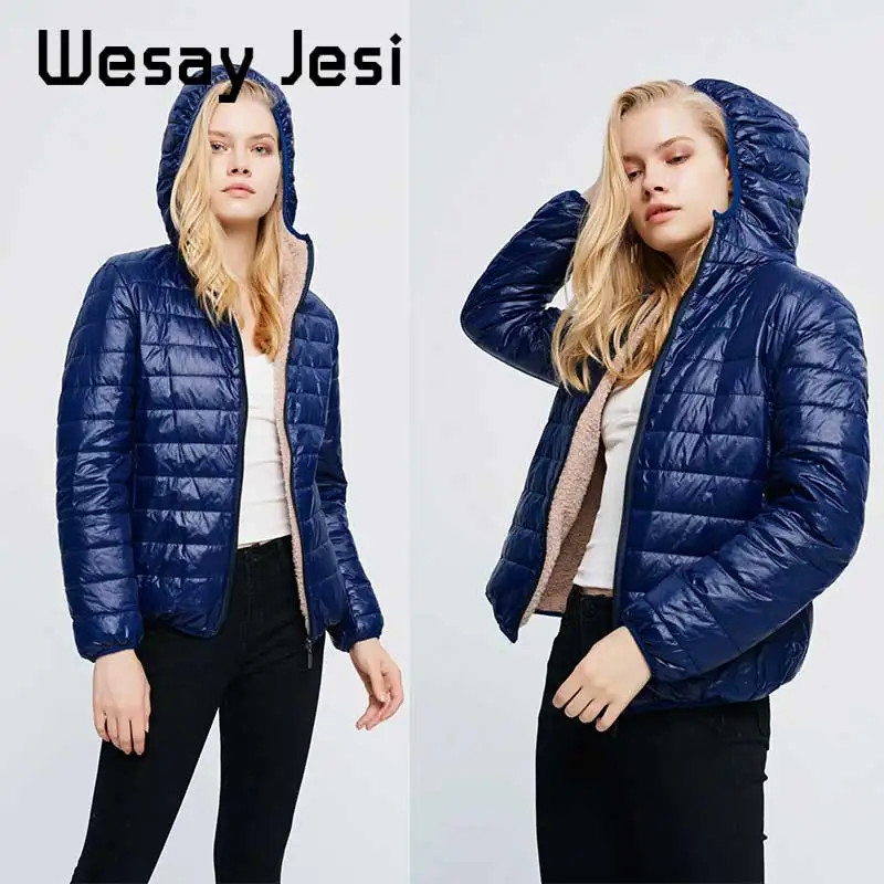 

Winter Ultra Light short Womens warm Jackets Plus Size full-sleeve Coat Jacket Slim Hooded Women's down jacket Parkas