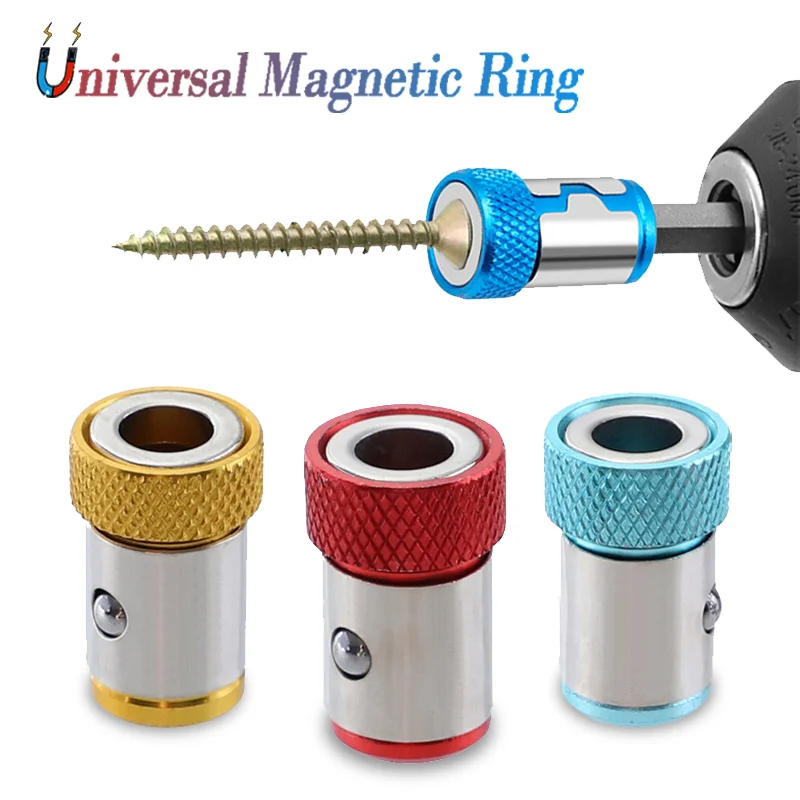 Universal Magnetic Ring Screwdriver Bits Anti-corrosion Strong Drill Bit 