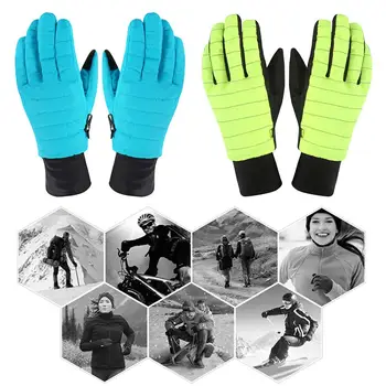 

Ski Gloves Women Winter Warm Cold-Proof Waterproof Mittens For Outdoor Sports Riding Cycling Gloves Heated Gloves