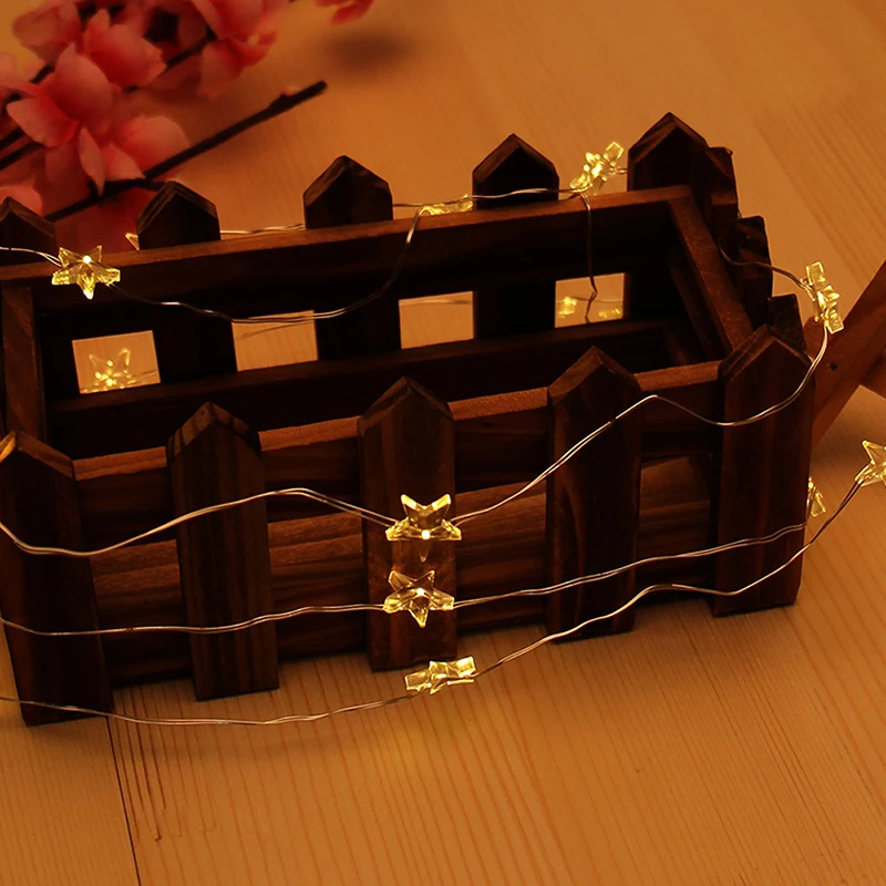 Alimentado por Bateria Lâmpada de Natal Festa de Férias Luzes de Fadas Luz da Corda Lemonbest Estrela Cintilação Guirlandas Casamento Decorativas 30 Led 20 High Quality Luzes e Iluminação
