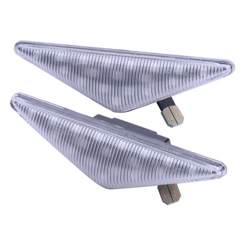 

2Pcs Car Clear Lens LED Side Marker Indicator Light Fit for Ford Focus MK1 Mondeo MK3 98AB13K354AA 1063835 1065645 4364357