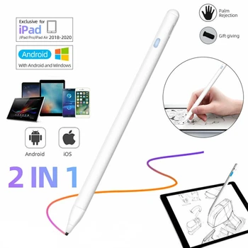 

Vir Wir 2 In 1 Capacitive Stylus Touch Screen Pen Universal Screen Caneta Touch Pen for Ipad Mobile Phone Smart Pen