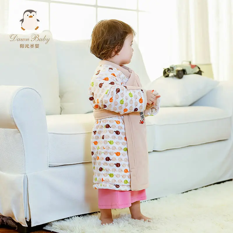 Nightgown Baby Long-sleeved Kids Pajamas winter Girls Boys Sleepwear Nightwear Baby Infant Clothes Cartoon Pajama Sets