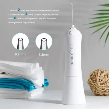 

Portable Electric Oral Irrigator Dental Water Jet Waterproof Dental Floss Teeth Cleaner Irrigator Whitening USB Rechargeable