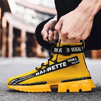 

Summer high top socks shoes breathable sports trendy shoes Fashion Non-slip Classic Mens Casual Shoes Footwear Zapatillas Hombre