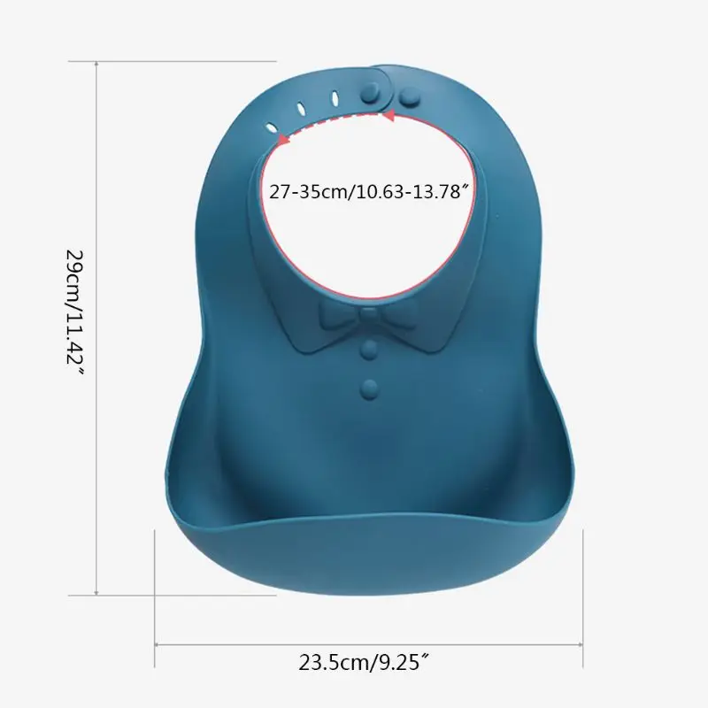 Детский нагрудник для кормления детей, водонепроницаемый силиконовый регулируемый мешок для еды, Новинка