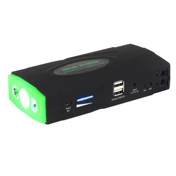 

Dual USB Three Lights Car Jump Starter With Safety Hammer Multifunction Emergency Charger Battery Start Device