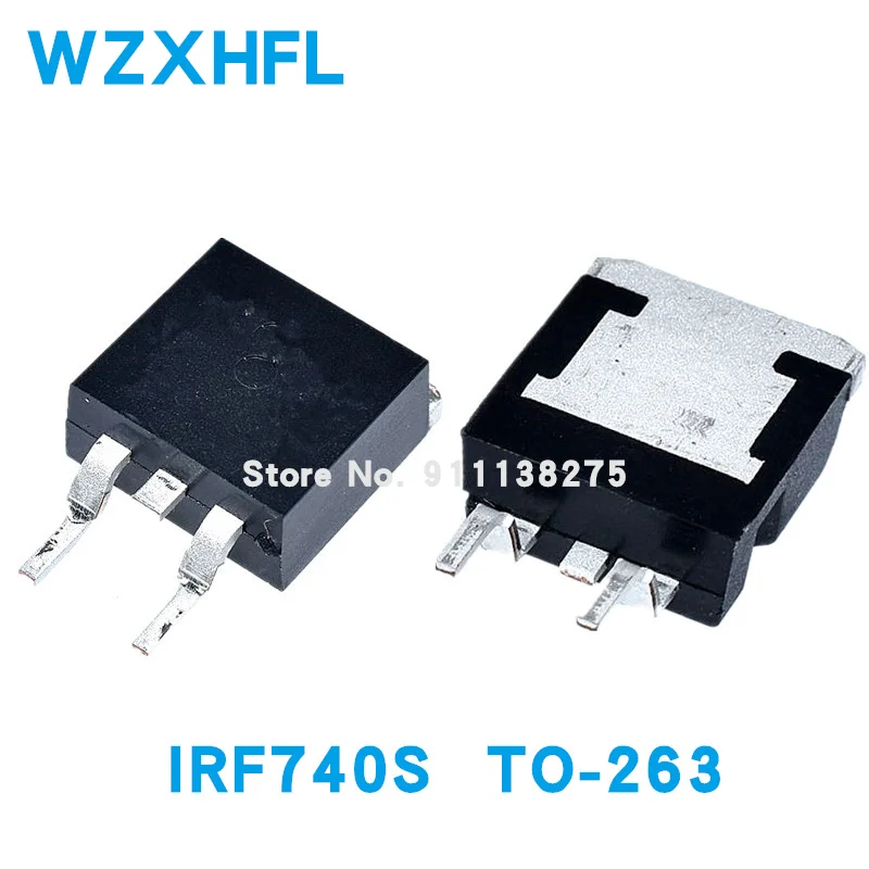 10PCS IRF740STRLPBF TO-263 IRF740S TO263 F740S IRF740 D2PAK 10A 400V SMD MOSFET new and original IC Chipset | Электронные