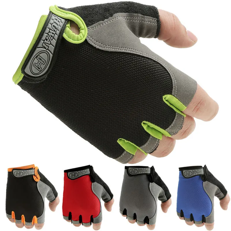 

Spring and Summer Autumn Gym Men and Women Apparatus Breathable Gloves Butterfly Half Finger Thin Anti-slip Outdoor Sports Ridin