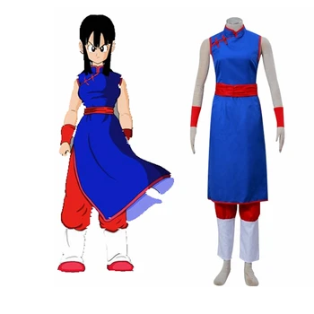 

Unisex Anime Cos DRAGON BALL Chichi Cosplay Costumes Uniform Dress Set