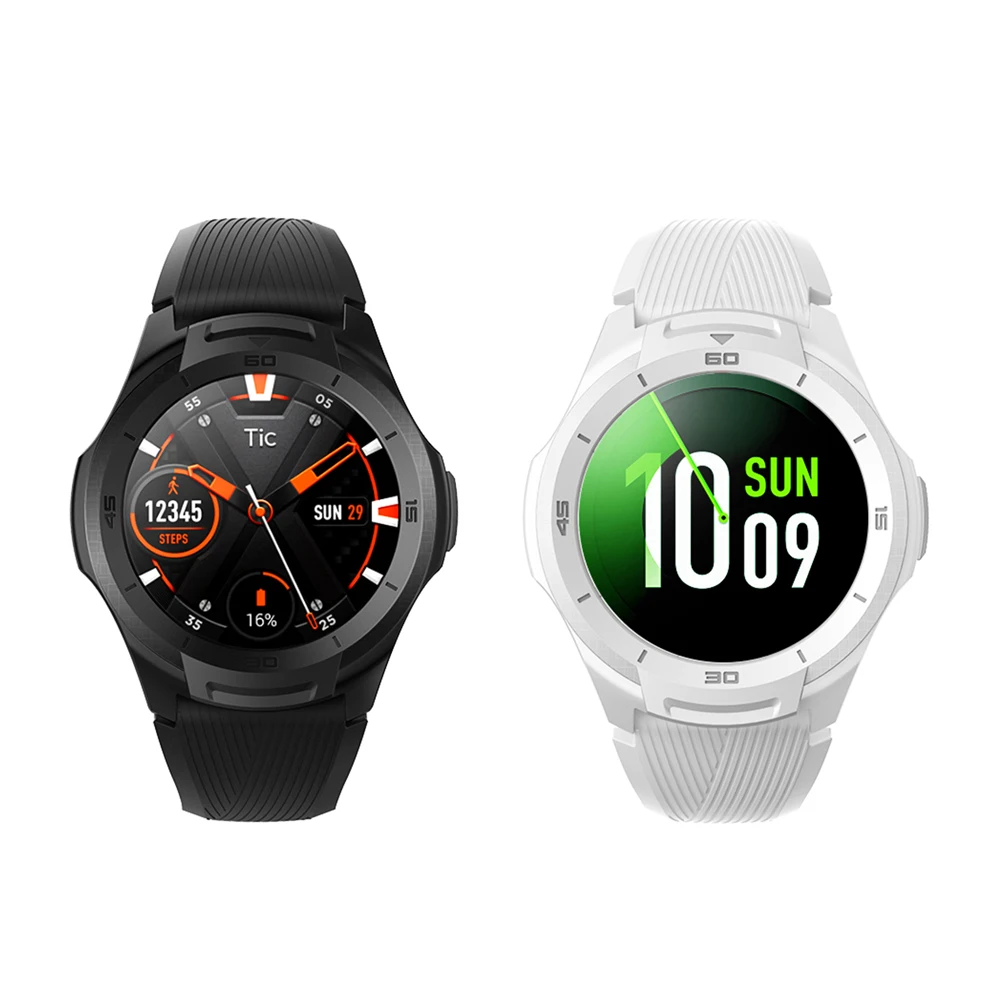 Xiaomi Ticwatch S2 Смарт-часы Android носить Bluetooth gps часы жизнь водонепроницаемый монитор сердечного ритма бег отслеживание Smartwatch