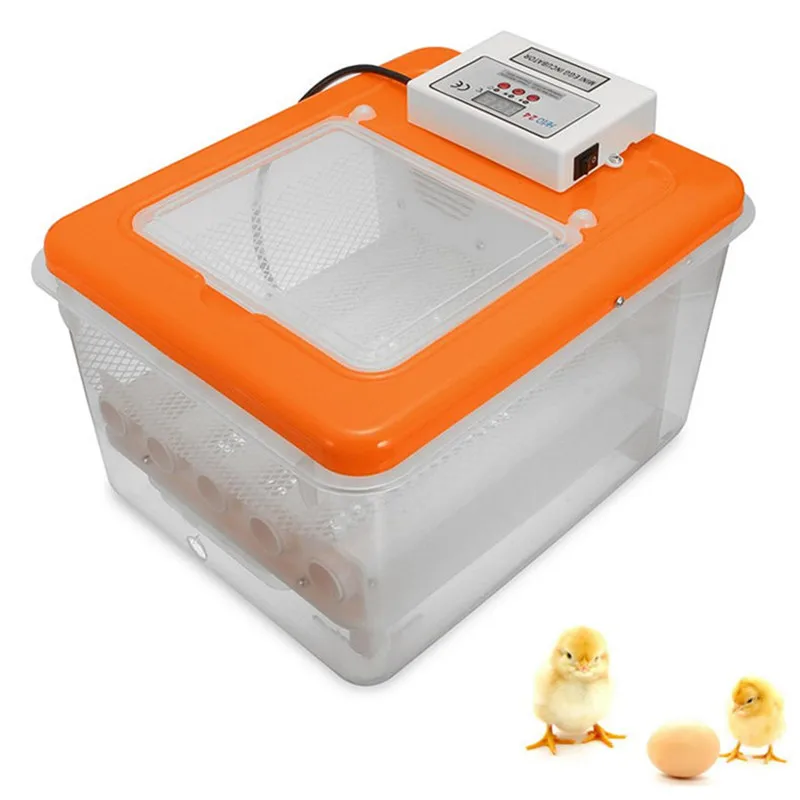 

16 Eggs 30W Electronic Digital Incubator Fully Automatic Hatching Machine Turning Hatcher for Poultry Eggs Chicken Duck Eggs