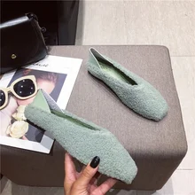 Роскошный бренд; коллекция года; сезон весна; Модные женские дизайнерские балетки на плоской подошве с квадратным носком; Цвет зеленый, оранжевый, белый; слипоны; балетки на овечьем меху; водонепроницаемые Мокасины