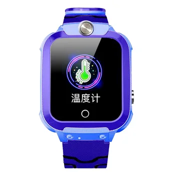 

Temperature Monitoring Tracker Birthday Gift Student GPS Location Anti Lost SIM Card Rechargeable Phone Call Kids Smart Watch