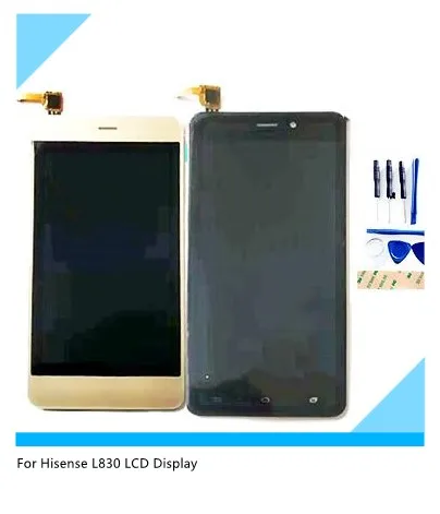 

For Hisense L830 LCD Touch Screen Digitizer + LCD Display assembly Repair parts with tools free shipping