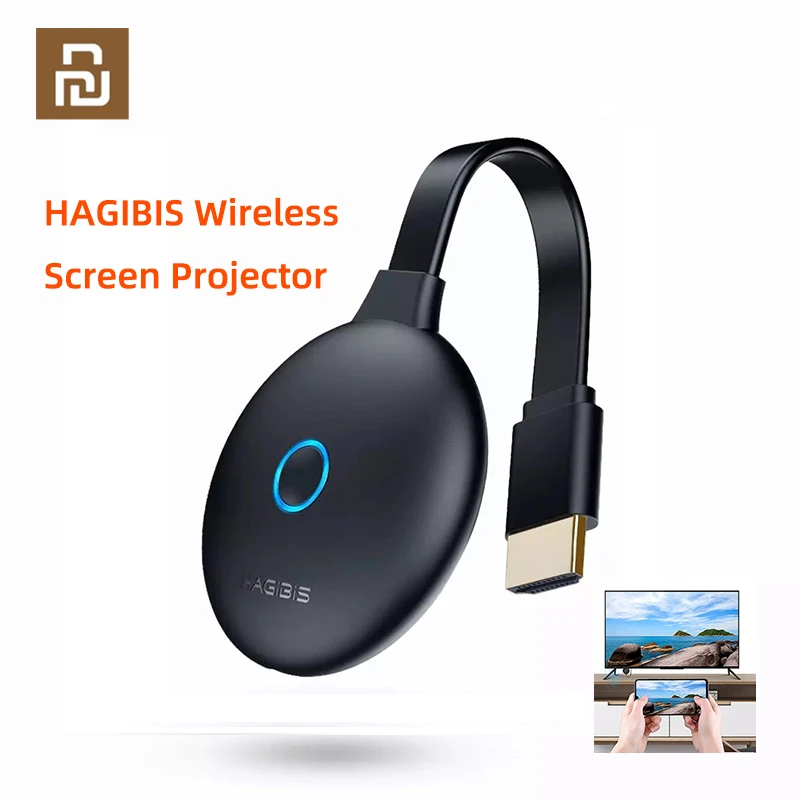 Беспроводной экранный проектор Youpin hagiss HD 1080P увеличительное стекло для телефона