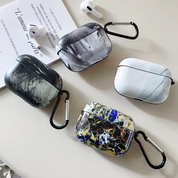 

YGK Earphone Case For Airpods Pro Case Silicone Marble Grain Soft Headphone Case for Apple Air Pods Earpods Protective Cover