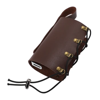 

Motorcycle Bicycle Drink Holder Leather Water Bottle Cup Holder Support Stand Sports Cup Adapter Universal