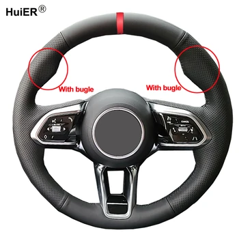 

Hand Sewing Car Steering Wheel Cover Wrap For Jaguar XE XEL 2020 Comfortable Non-slip Funda volante Braid on the Steering wheel