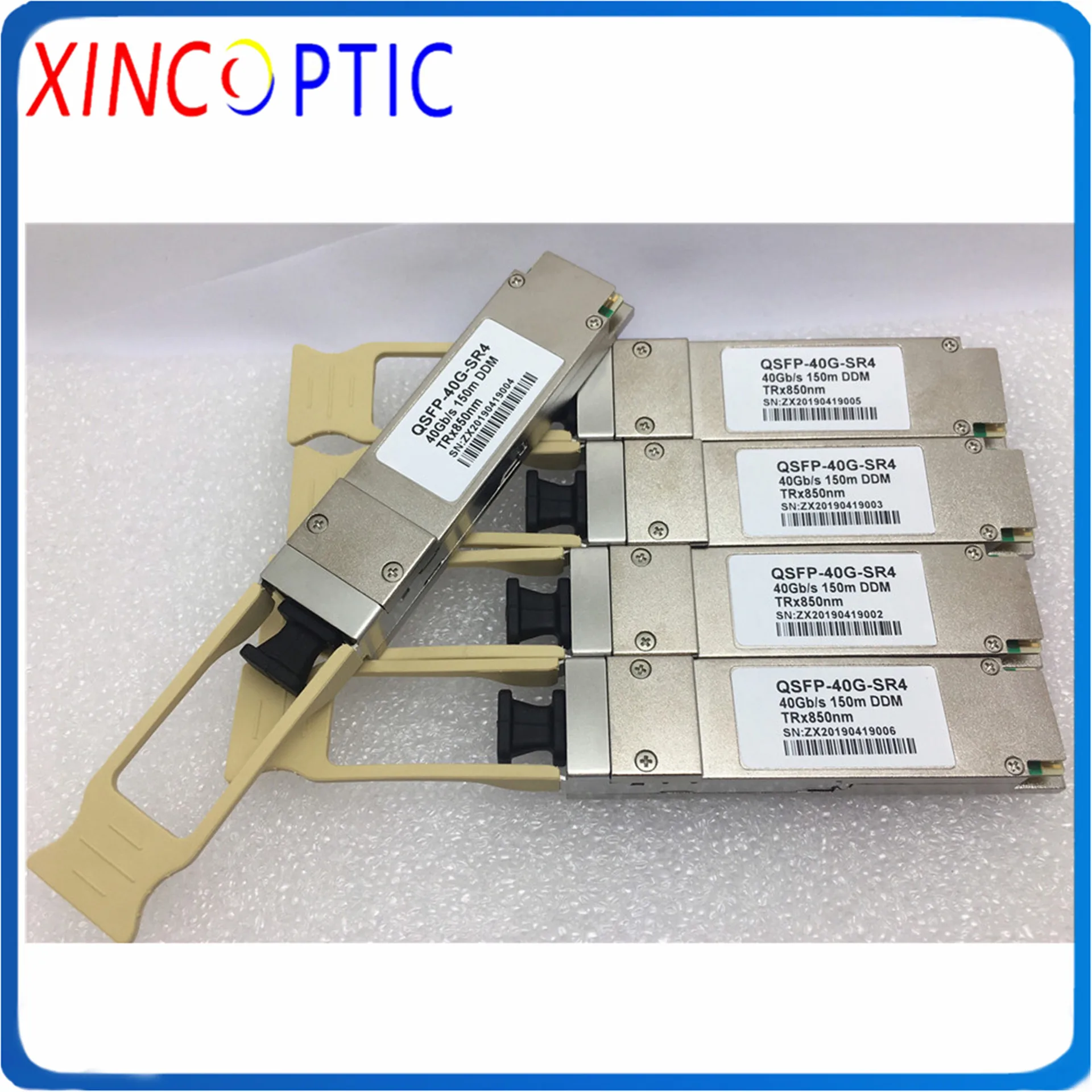 Модуль оптического приемопередатчика 40G QSFP + SR4 100m MPO 40 Гбит/с 850нм 100M/300M