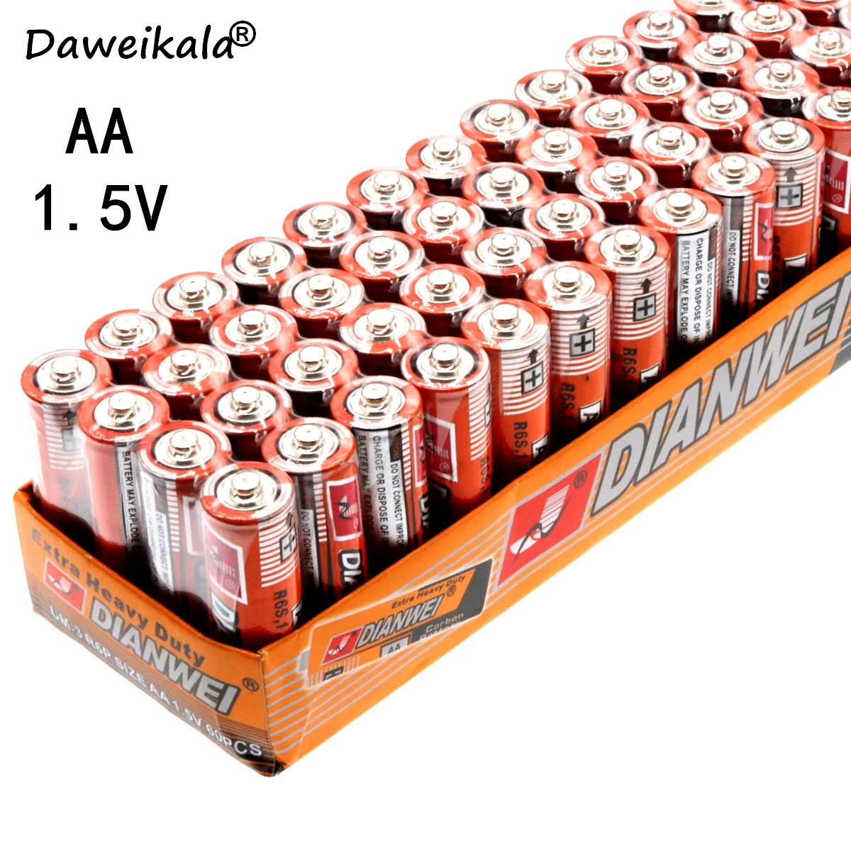 40 шт. новая AA батарея 1,5 V LR6 AM3 E91 MN1500 Щелочная сухая батарея