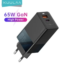 KUULAA GaN Ladegerät PD 3,0 Schnelle USB Ladegerät Für iPhone 11 Pro Max AFC FCP SCP QC 3,0 Für Samsung s10 Plus 65W Schnelle USB Ladegerät