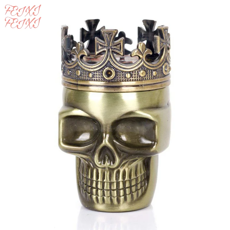 Tobacco-Grinder Smoking-Accessories Herbal-Herb Plastic Smoke Skull-Style for Gift Ghost-Head