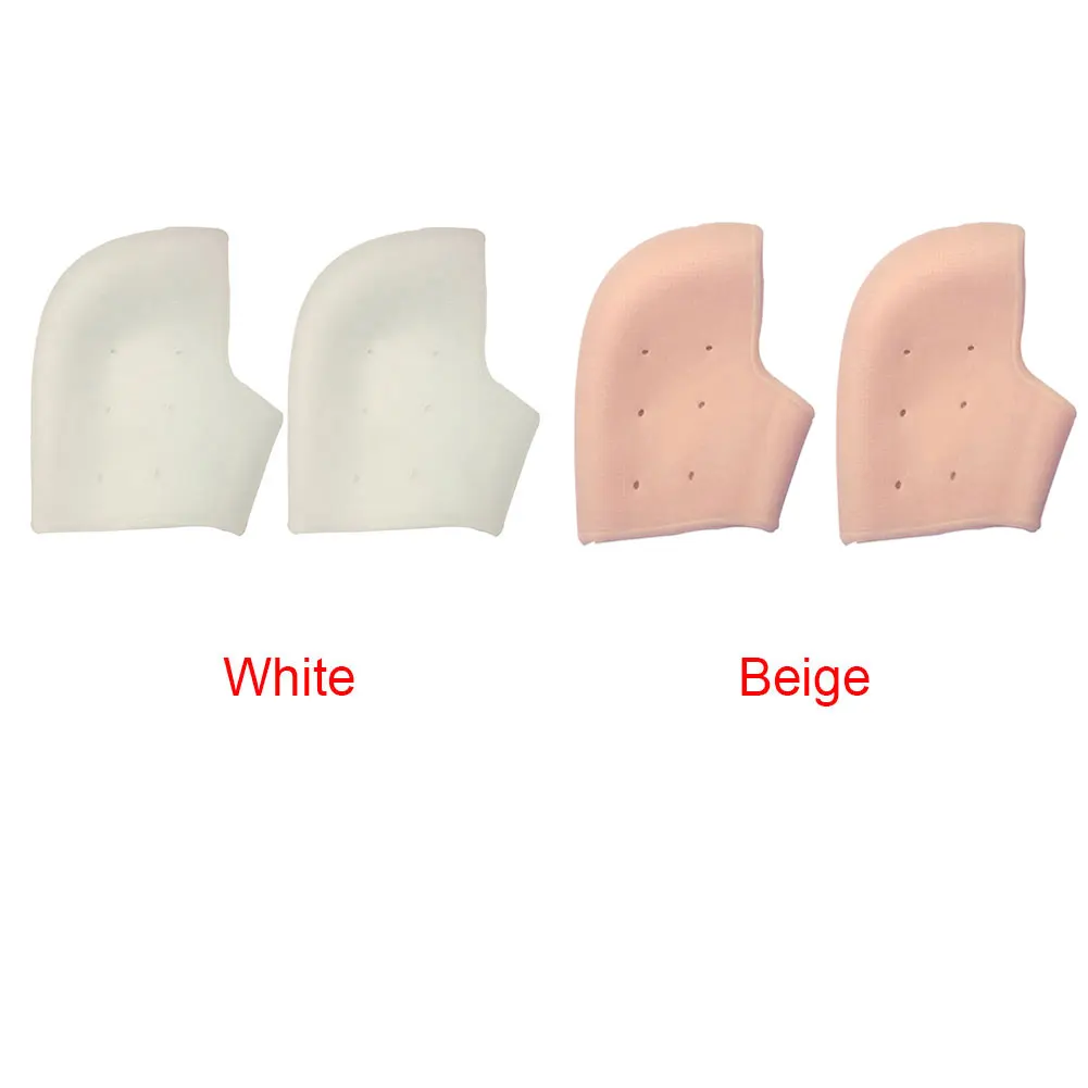 Soft Silicone Foot Skin Care Protector Heel Socks Prevent Dry Skin Against Peeling Washable Moisturizing Gel Foot Protector