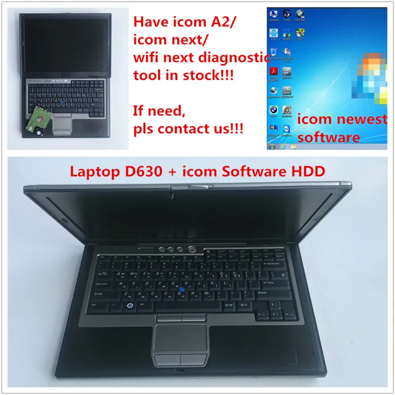 

Dell used laptop d630 + 2019.09 newest icom a2 next diagnostic software ISTA D:4.18 P:3.66.2 directly use for BMW diagnosis