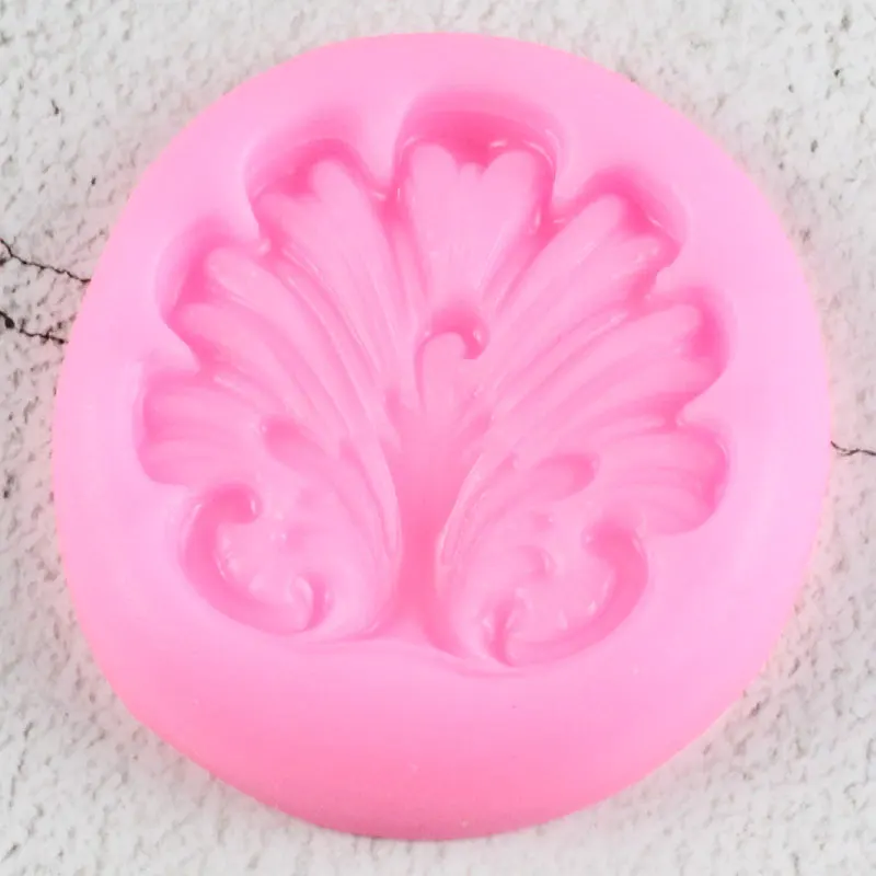 Sugarcraft Shell рельефная граница силиконовые формы помадка для кекса инструменты для украшения торта Полимерная глина конфеты шоколадные формы