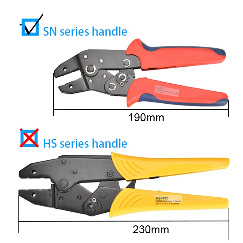 SN02WF SN06WF SN06WFL SN16WF SN01C SN02C SN0725 SN02WF2C SN-48b SN 공구 플라이어 플라이어 조용 압착 다이 세트