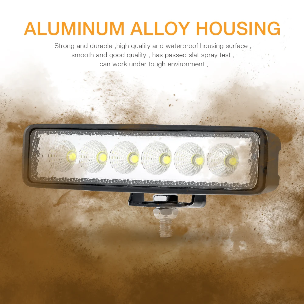 18w DRL LED Work Light 10-30V 4WD 12V For Off Road Truck Bus Boat Fog Lights Car Light Assembly ATV Daytime Running Light 18w DRL LED Work Light 10-30V 4WD 12V For Off Road Truck Bus Boat Fog Lights Car Light Assembly ATV Daytime Running Light