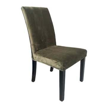 

1pc Dining Room Removable Chair Cover Wedding Banquet Seat Cover Slipcover Decor