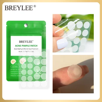 

BREYLEE Acne Pimple Patch Acne Treatment Invisible Stickers Comedo Remover Face Mask Beauty Tool Skin Care Daily Use 22pcs