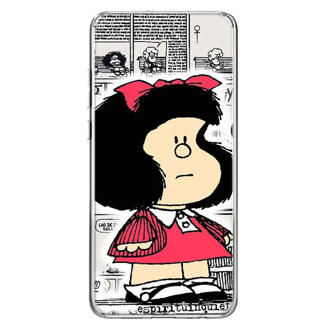 Mafalda Phone Case For Huawei P50 Pro P40 P30 Lite P20 P10 Coque Mate 10 Lite 20 30 Pro 40 Cover Capa Shell QA212-1