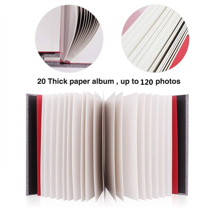 Фотоальбом для скрапбукинга белье Искусство DIY книга памяти толстые страницы с защитной пленкой сохранить изображения постоянно, лучший выбор подарка