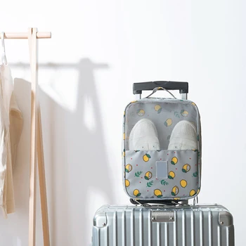 

Cute Practical Travel Shoe Bag Waterproof Shoes Storage Pouch With Luggage Sleeve Holds 3 Pair Of Shoes Space Saving Artifact