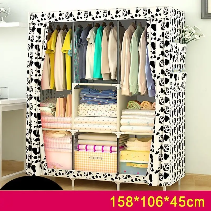 Version G Туалетный шкаф Ropero Placard De Range Chambre Gabinete Armadio Closet Guarda Roupa Mueble мебель для спальни шкаф - Цвет: Version G