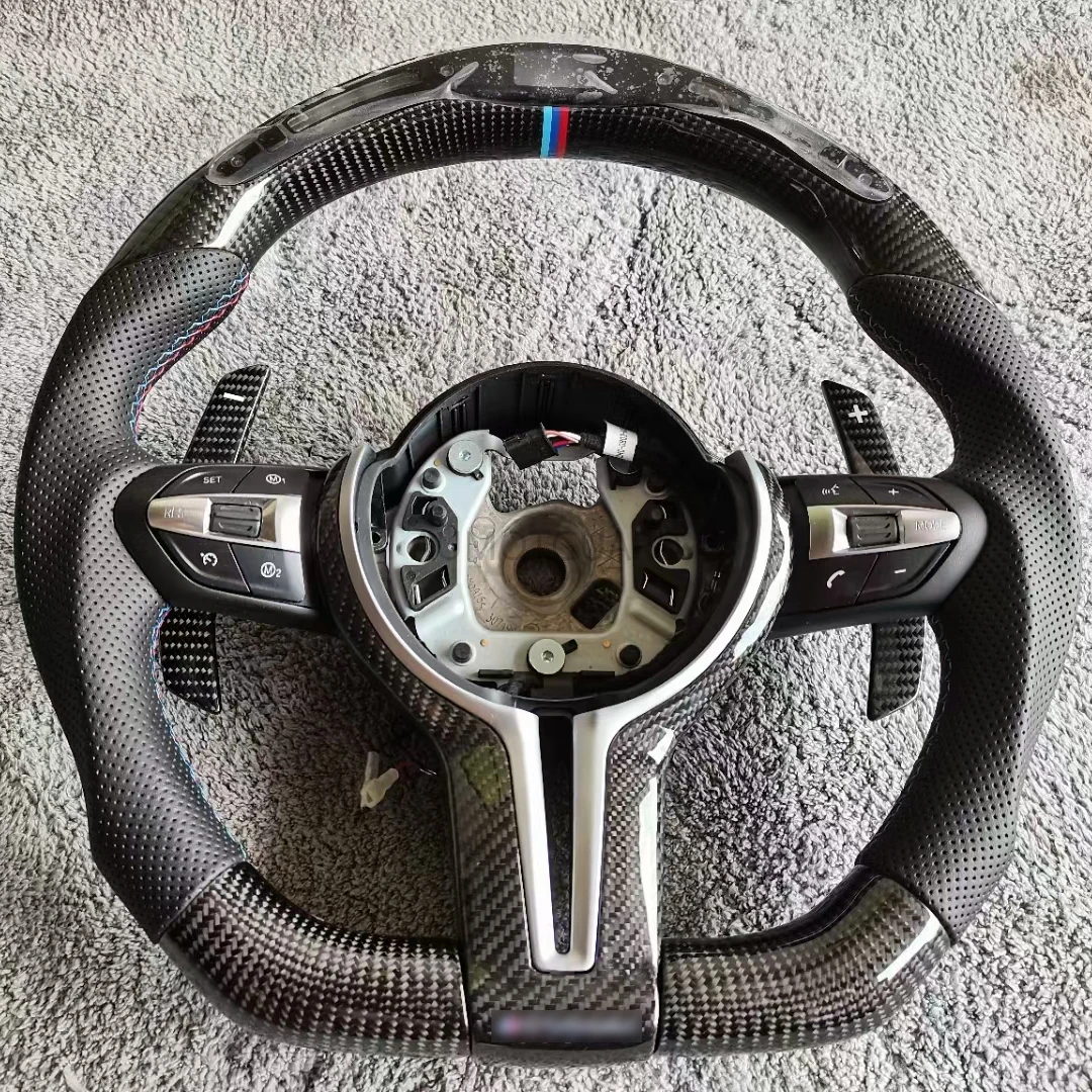 

Carbon Fiber M LED Performance Steering Wheel compatible for F20 F22,F23 & F45 F30,F31 F32,F33,F36 F87 M2,F80 M3,F82 F83 F15